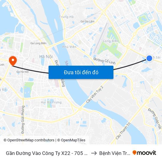 Gần Đường Vào Công Ty X22 - 705 Nguyễn Văn Linh to Bệnh Viện Tràng An map