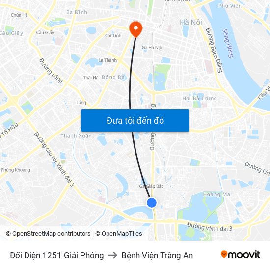 Đối Diện 1251 Giải Phóng to Bệnh Viện Tràng An map