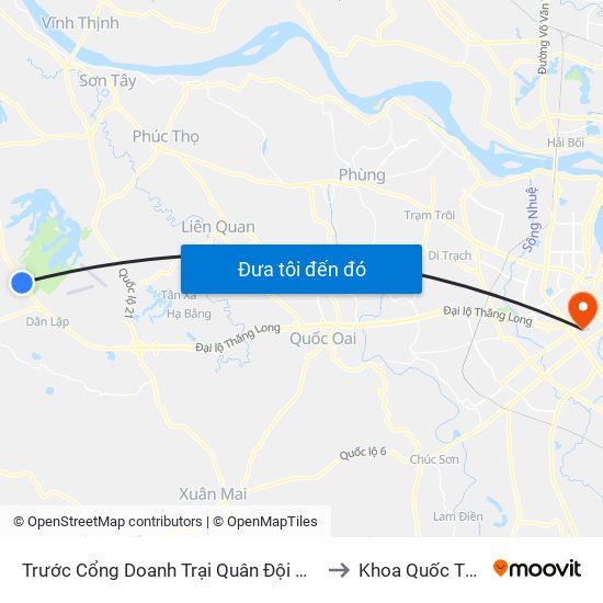 Trước Cổng Doanh Trại Quân Đội Nhân Dân Việt Nam 10m, Đt87 to Khoa Quốc Tế Đh Quôc Gia map