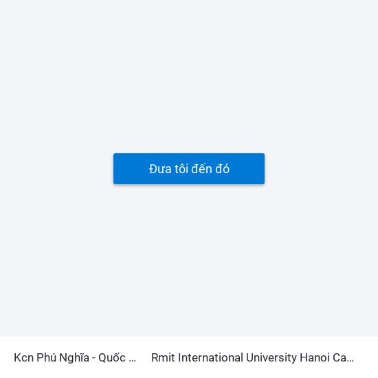 Kcn Phú Nghĩa - Quốc Lộ 6 to Rmit International University Hanoi Campus map