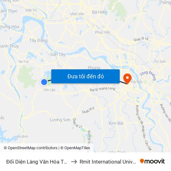 Đối Diện Làng Văn Hóa Thôn Quảng Phúc, Đt87 to Rmit International University Hanoi Campus map