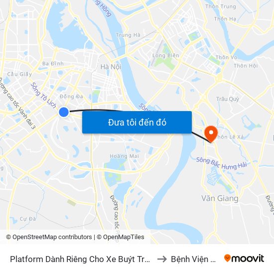 Platform Dành Riêng Cho Xe Buýt Trước Nhà 604 Trường Chinh to Bệnh Viện Sông Hồng map