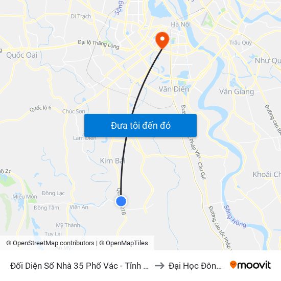 Đối Diện Số Nhà 35 Phố Vác - Tỉnh Lộ 429 to Đại Học Đông Đô map