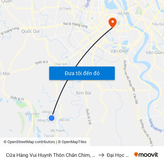 Cửa Hàng Vui Huynh Thôn Chân Chim, Phúc Lâm - Tỉnh Lộ 429 to Đại Học Đông Đô map