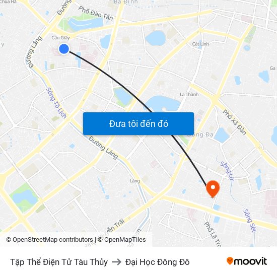 Tập Thể Điện Tử Tàu Thủy to Đại Học Đông Đô map