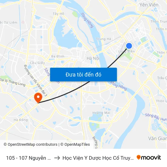 105 - 107 Nguyễn Văn Linh to Học Viện Y Dược Học Cổ Truyền Việt Nam map