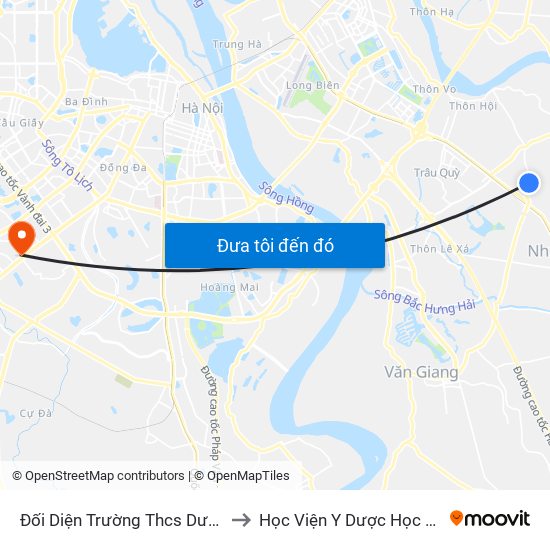 Đối Diện Trường Thcs Dương Xá - Đường Ỷ Lan to Học Viện Y Dược Học Cổ Truyền Việt Nam map