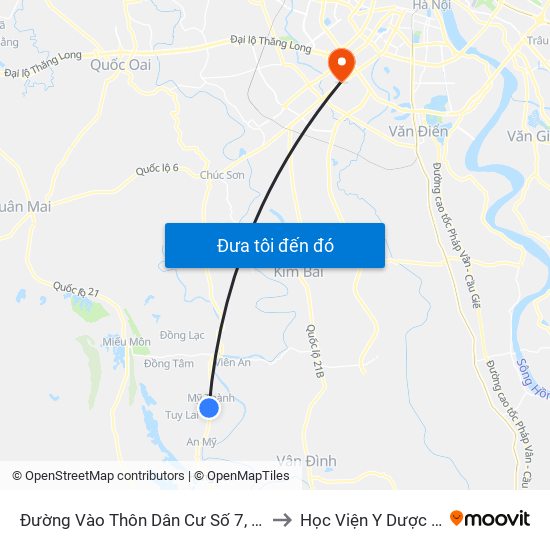 Đường Vào Thôn Dân Cư Số 7, Thôn Vĩnh Lạc, Xã Mỹ Thành Khoảng 50m to Học Viện Y Dược Học Cổ Truyền Việt Nam map