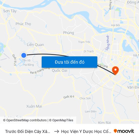 Trước Đối Diện Cây Xăng Bình Yên 20m to Học Viện Y Dược Học Cổ Truyền Việt Nam map
