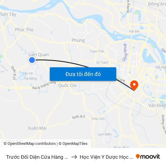 Trước Đối Diện Cửa Hàng Vật Liệu Đá Granit 20m to Học Viện Y Dược Học Cổ Truyền Việt Nam map