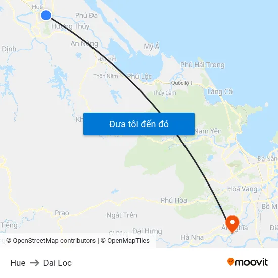 Hue to Dai Loc map