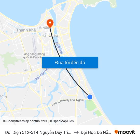 Đối Diện 512-514  Nguyễn Duy Trinh to Đại Học Đà Nẵng map