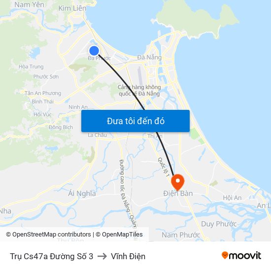 Trụ Cs47a Đường Số 3 to Vĩnh Điện map