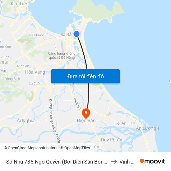 Số Nhà 735 Ngô Quyền (Đối Diện Sân Bóng Đá Kaka) to Vĩnh Điện map