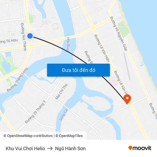 Khu Vui Chơi Helio to Ngũ Hành Sơn map