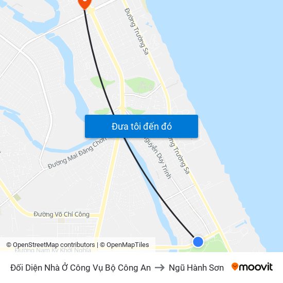 Đối Diện Nhà Ở Công Vụ Bộ Công An to Ngũ Hành Sơn map