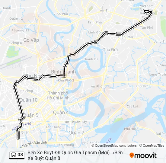 08 Bus Line Map