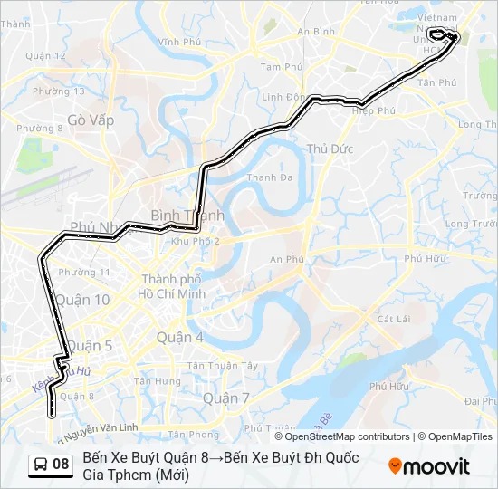 08 Bus Line Map