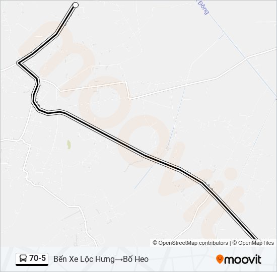 70-5 bus Line Map