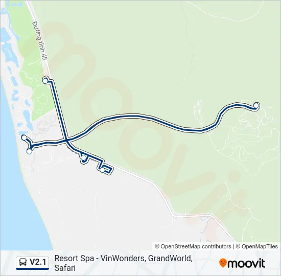 V2.1 Bus Line Map
