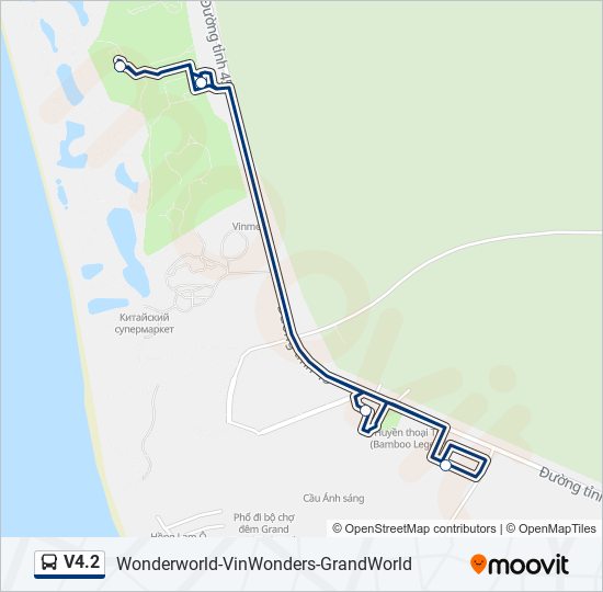 Bản đồ Tuyến V4.2 xe buýt