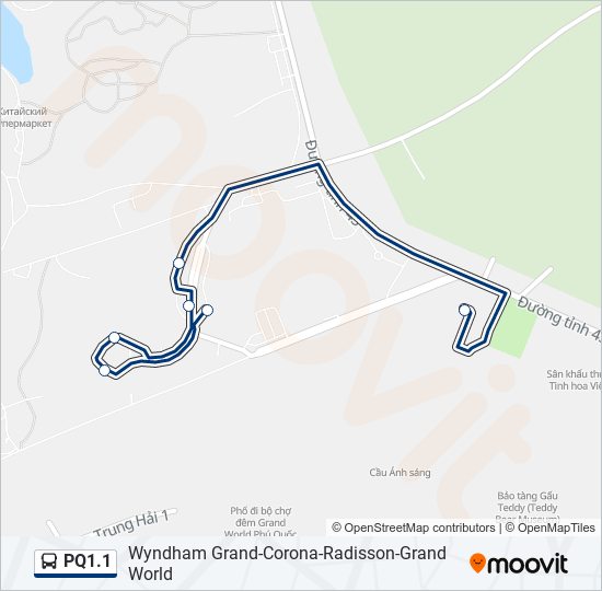 PQ1.1 bus Line Map