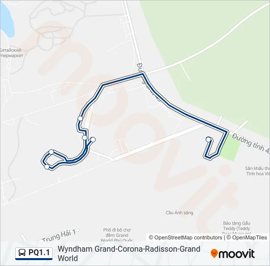PQ1.1 Bus Line Map