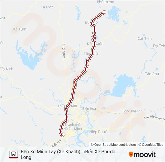XE KHÁCH (THÀNH CÔNG) Bus Line Map