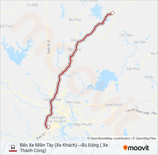 XE KHÁCH (THÀNH CÔNG) Bus Line Map
