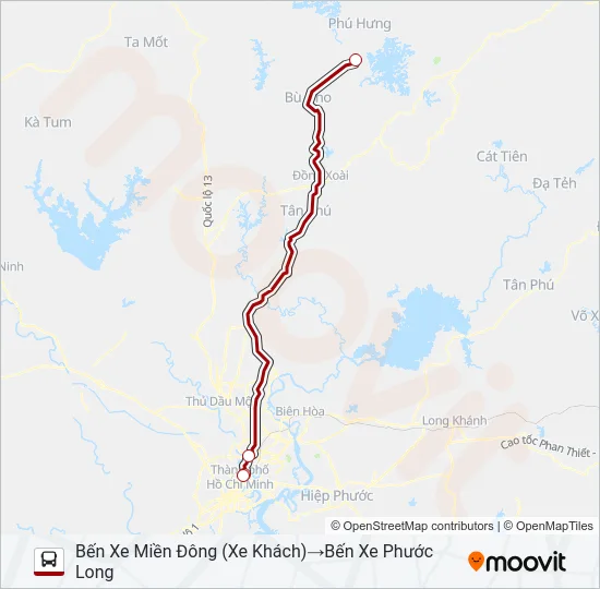 XE KHÁCH (THÀNH CÔNG) Bus Line Map