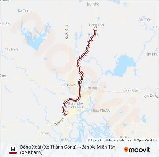 XE KHÁCH (THÀNH CÔNG) Bus Line Map