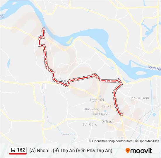 162 Bus Line Map