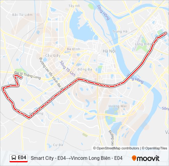 E04 Bus Line Map