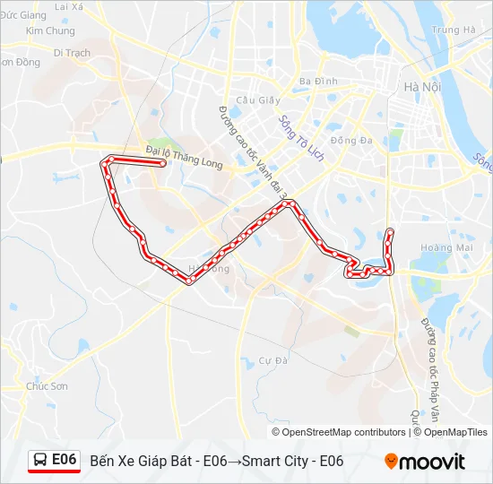 E06 Bus Line Map