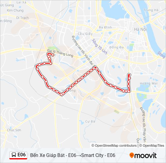 Cập nhật lịch trình và điểm dừng của xe bus E06, giúp bạn dễ dàng di chuyển đến các địa điểm nổi tiếng tại Hà Nội một cách tiện lợi và nhanh chóng. Xem ngay để lên kế hoạch cho chuyến đi của bạn!