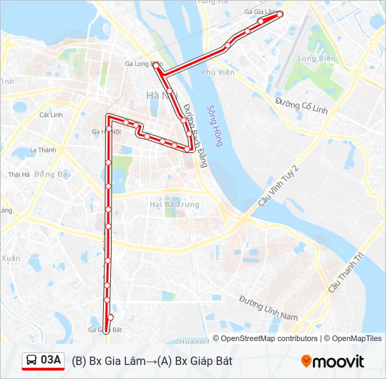 03A Bus Line Map