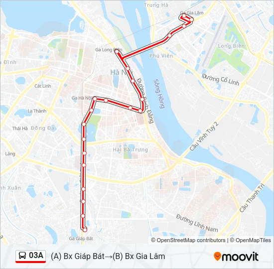03A Bus Line Map