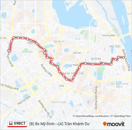 09BCT Bus Line Map