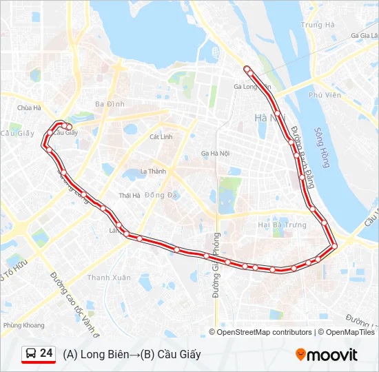24 Bus Line Map