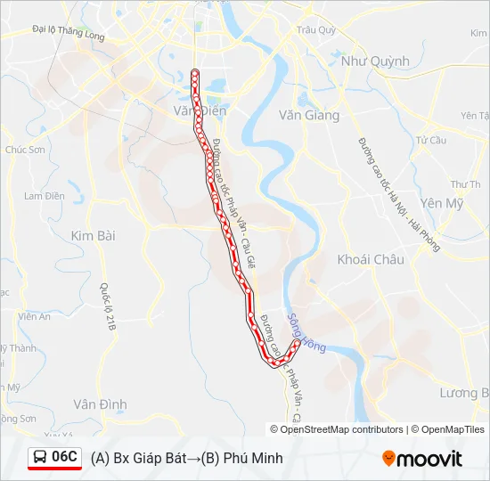 06C Bus Line Map