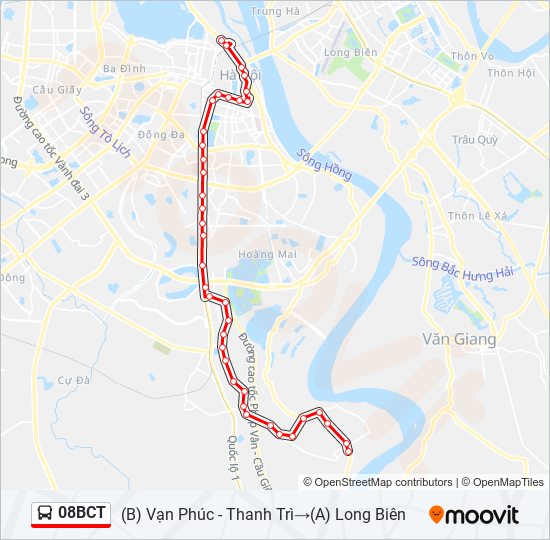 08BCT bus Line Map