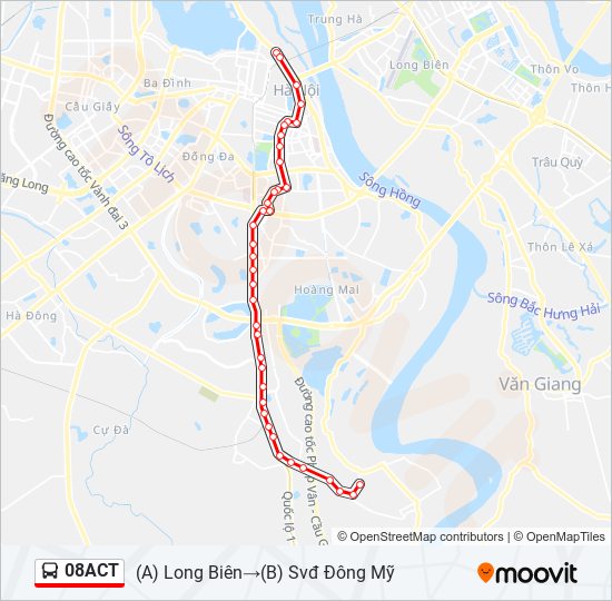 Tìm hiểu bản đồ tuyến xe buýt 36 để có một chuyến đi thú vị tại Hà Nội trong năm