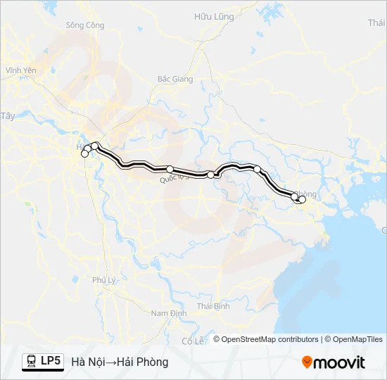 LP5 Train Line Map