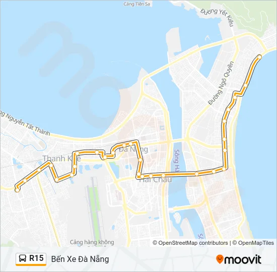 R15 Bus Line Map