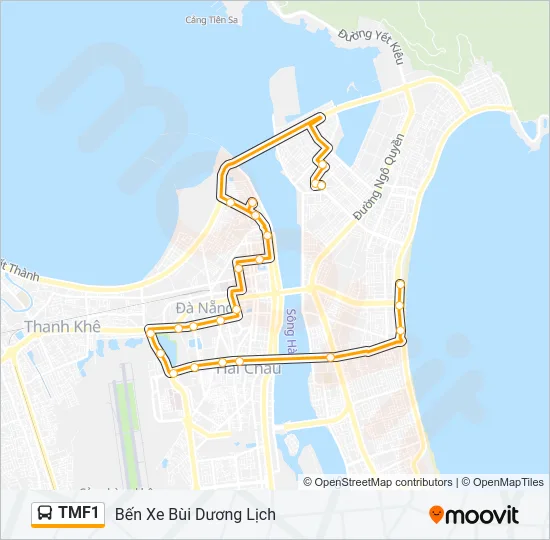 TMF1 Bus Line Map
