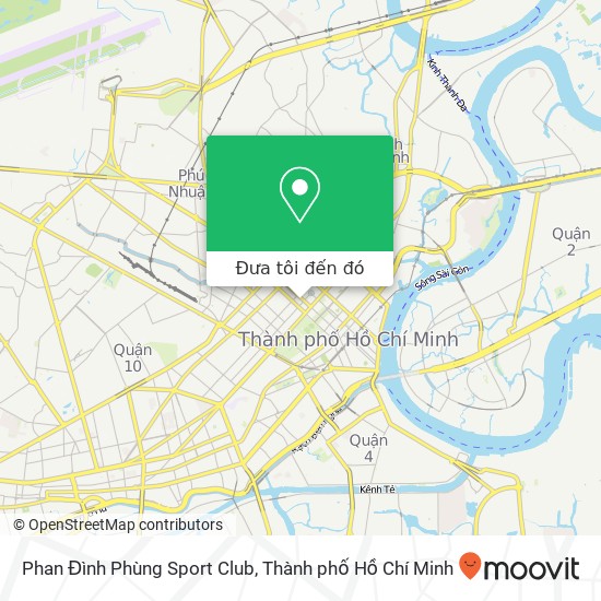 Bản đồ Phan Đình Phùng Sport Club