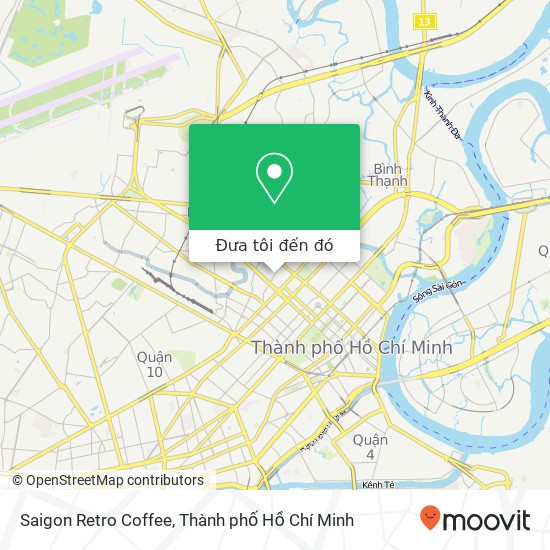 Bản đồ Saigon Retro Coffee