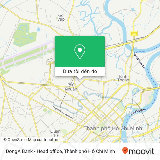 Bản đồ DongA Bank - Head office