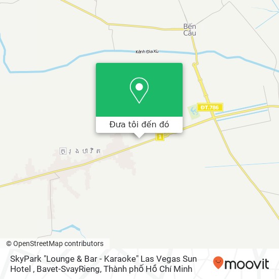 Bản đồ SkyPark "Lounge & Bar - Karaoke" Las Vegas Sun Hotel , Bavet-SvayRieng