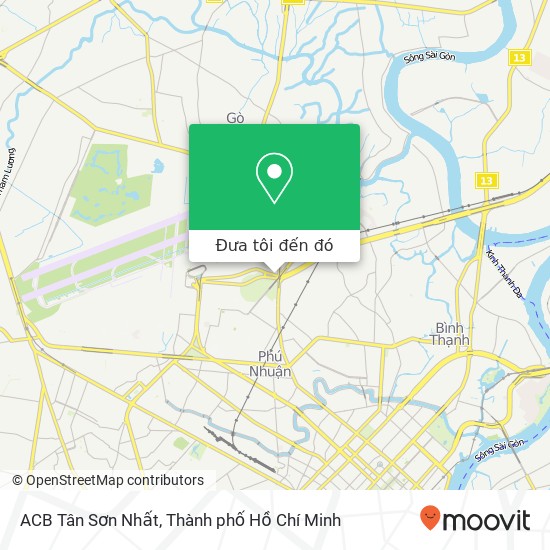 Bản đồ ACB Tân Sơn Nhất